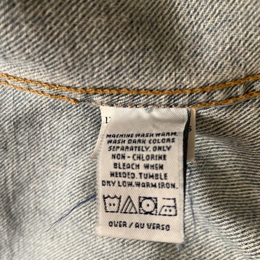 Liz Claiborne vintage denim Jean jacket size small - Picture 9 of 9